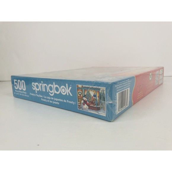 Springbok Frosty's Toy Box  Factory Sealed 500 Pieces Puzzle NEW 34-01483 - Picture 2 of 4